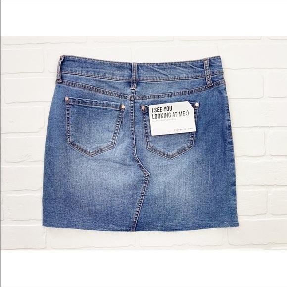 Nwt Celebrity Pink Jean Skirt - Picture 2 of 5